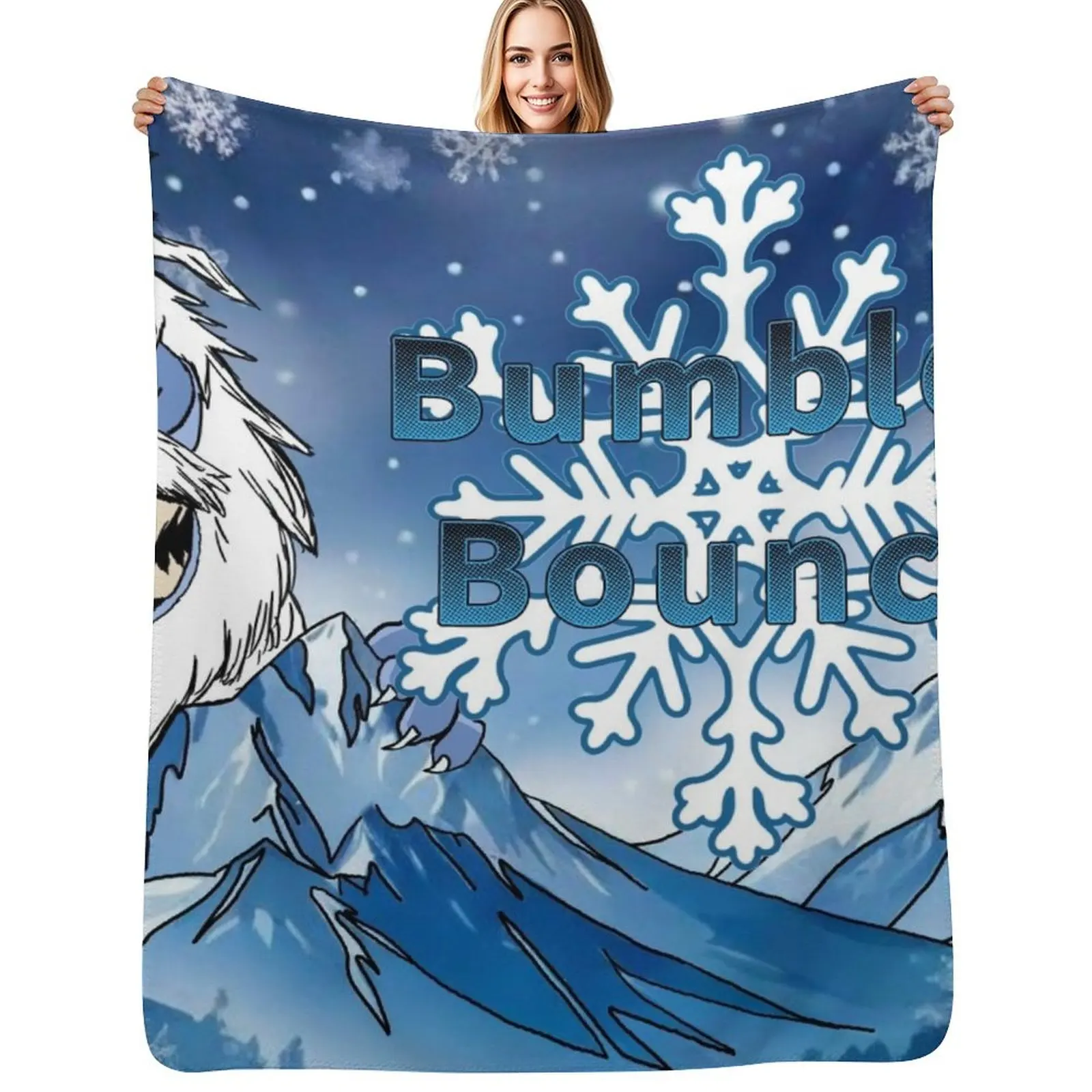 Bumbles Bounce Throw Blanket Reusable Durable Soft Blanket for All Seasons