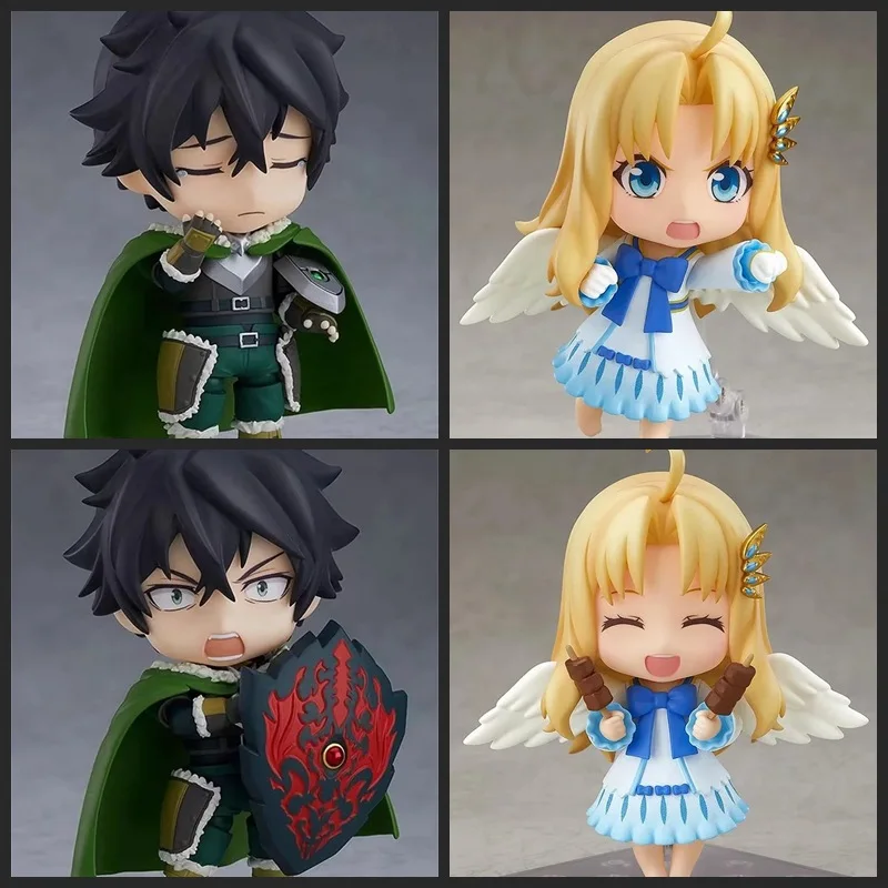 

10cm The Rising of the Shield Hero Naofumi Iwatani Filo Philo 1113# 1295# Action Figure Collection Toys Christmas Gift with box