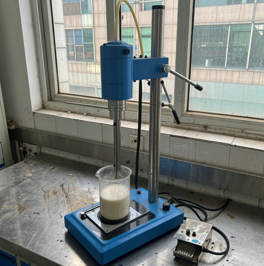 280W FJ200 High Speed Homogenizer Emulsifier with 12G & 18G Generator Heads, Heavy Duty Lab Dispersion Machine for Biotech, Food