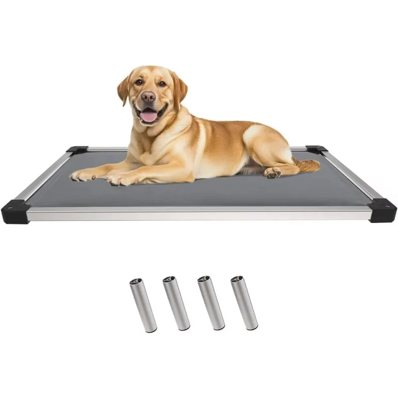 

Titanest Padded Dog Bed for Crate, Chew-Proof Elevated Cot for Indoor/Outdoor/Camping Use, Durable & Washable Pet Bed for