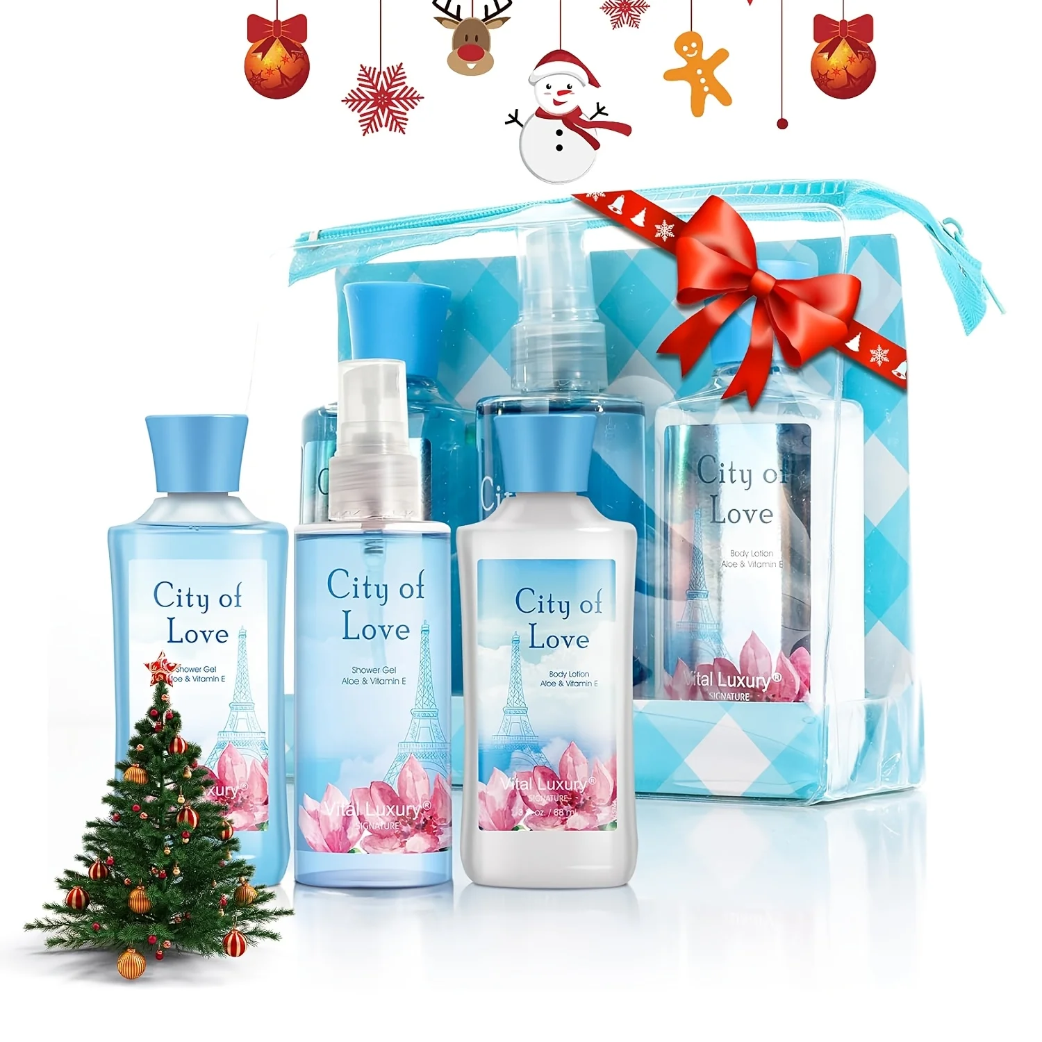 The Three Piece Love City Shower Set Is a Surprising Gift That Is Perfect as a Daily Present. Pheromone Perfume. a Fashionable Thing. a Birthday Present. Valentine's Day Gift