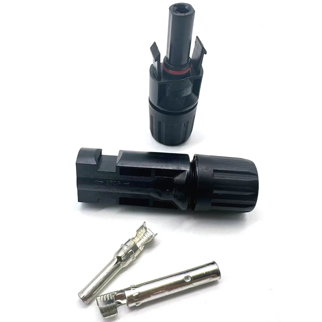 MC4 DC Solar Connector 1000V 30A Solar Panel Stecker Connectors Kit for Cable 2.5/4/6mm2 1500V/45A