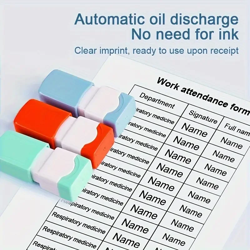 1 PC ที่กําหนดเองชื่อซีลขนาดเล็กขนาด 5*13 มม.,ที่เขียนด้วยลายมือลายเซ็นซีลแกะสลักที่กําหนดเองซีลส่วนตัวซีลอัตโนมัติกด Ty