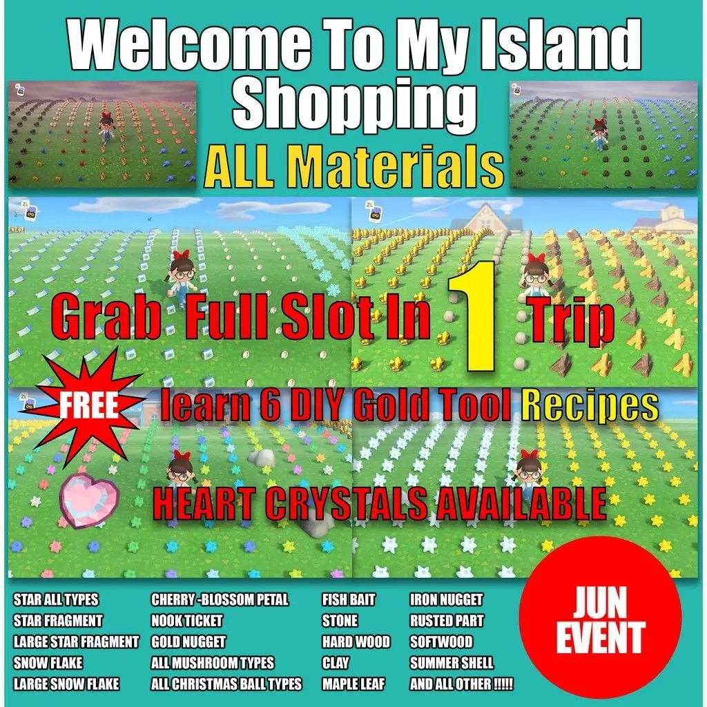 ACNH Новые горизонты Остров сокровищ Остров мечты Рецепты своими руками Уголок Майлз Билеты Мебельный остров Колокольчики