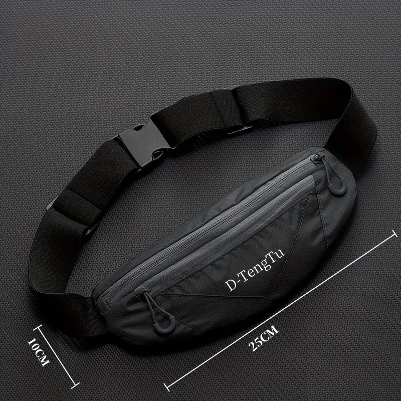 Sac de taille pour téléphone de course, sac de sport, équipement d'extérieur multifonctionnel pour hommes et femmes, mini ultra-fin invisible et imperméable
