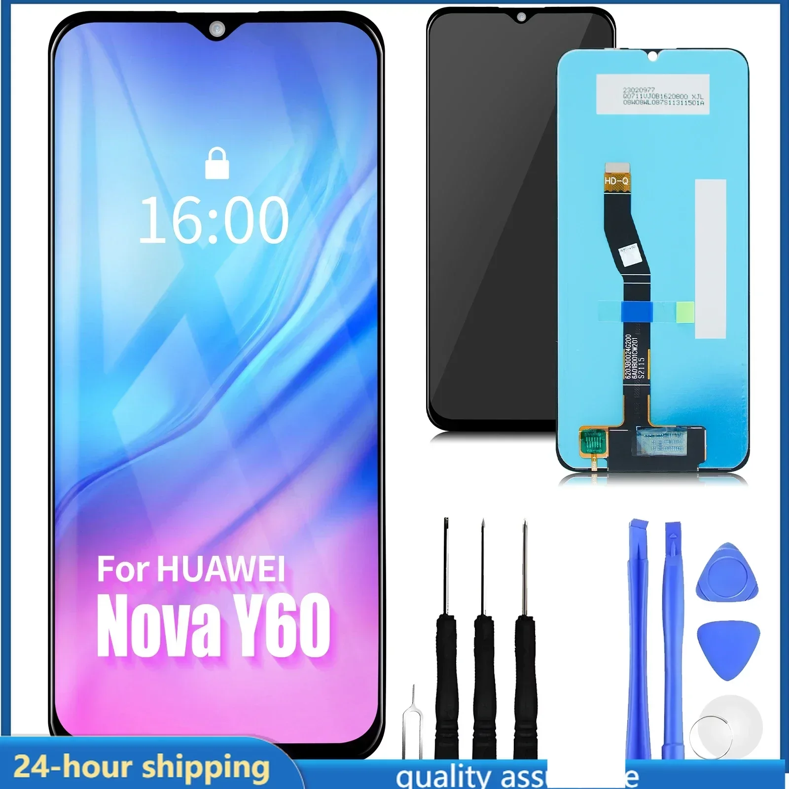 

6.6'' For Huawei Nova Y60 WKG-LX9 pantalla Display Screen+Touch Panel Digitizer For Huawei Nova Y60 LCD Wukong-L29A Frame