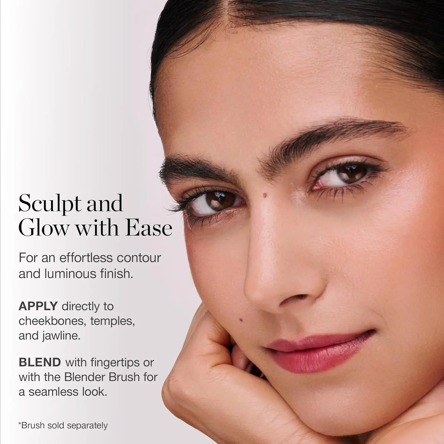 Bronze & Blend Duo: set di pennelli per bronzer e frullatore organici per un trucco impeccabile