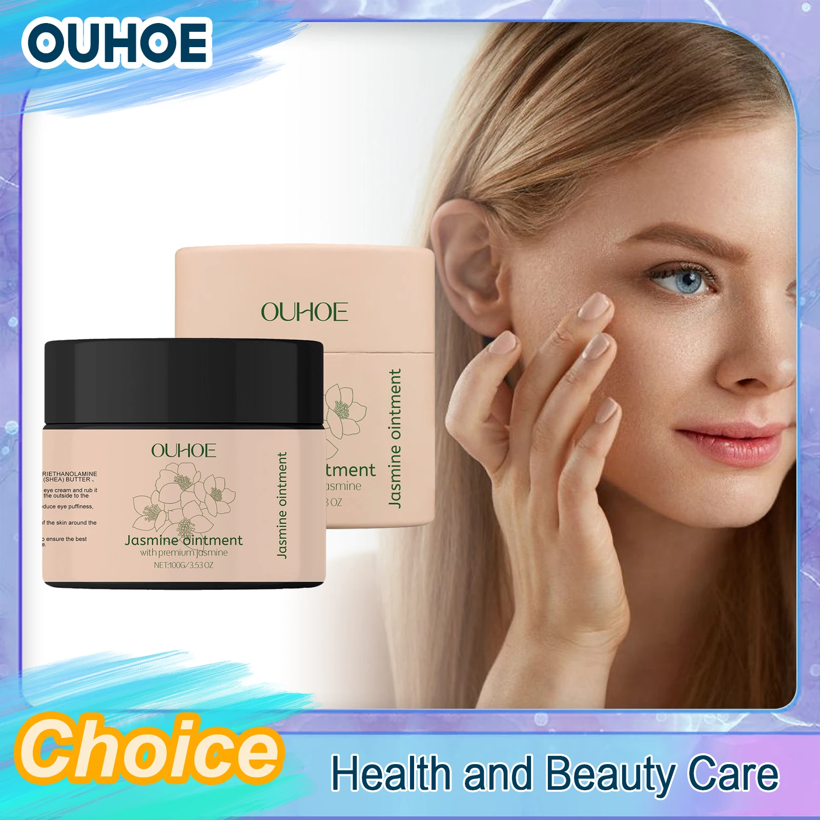 

Крем для глаз с жасмином против старения: устраняет морщины, осветляет темные круги, разглаживает тонкие линии, уменьшает отечность, увлажняет и подтягивает кожу вокруг глаз.