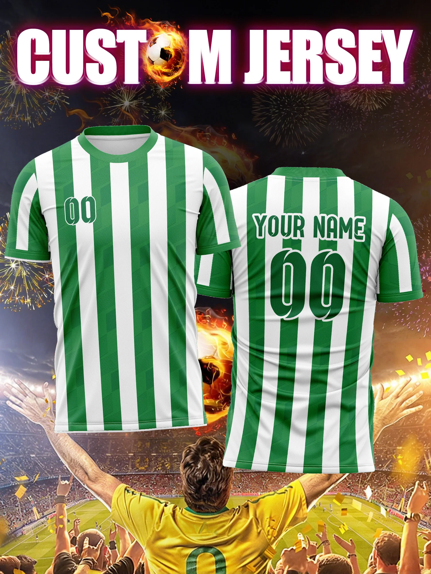 

Футбольная майка с индивидуальным изображением, номером и именем, ночная тренировочная футболка, спортивная одежда для футбола со светоотражающими полосами повышенной видимости