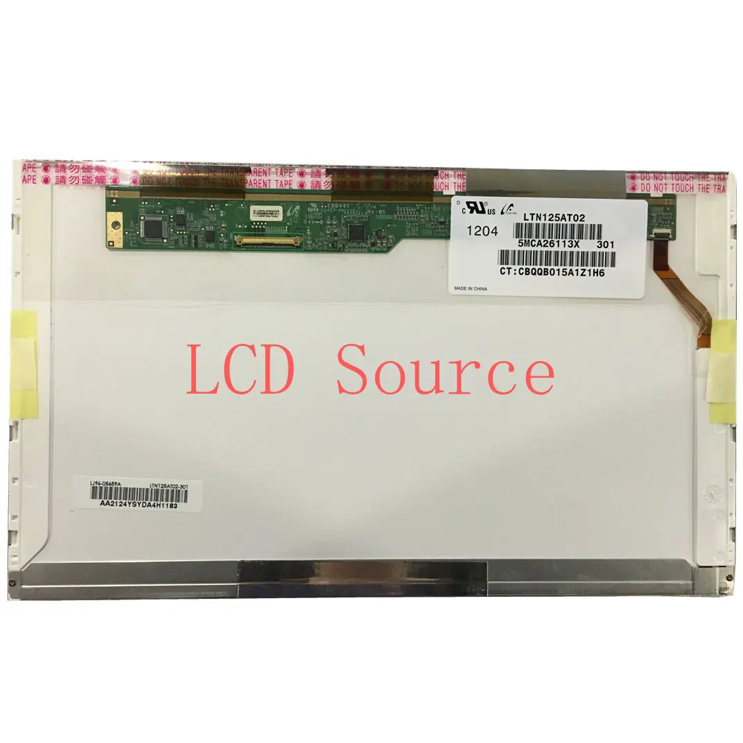 LTN125AT02 صالح B125XW02 V.0 40 PINLCD شاشة عرض الكمبيوتر المحمول LED