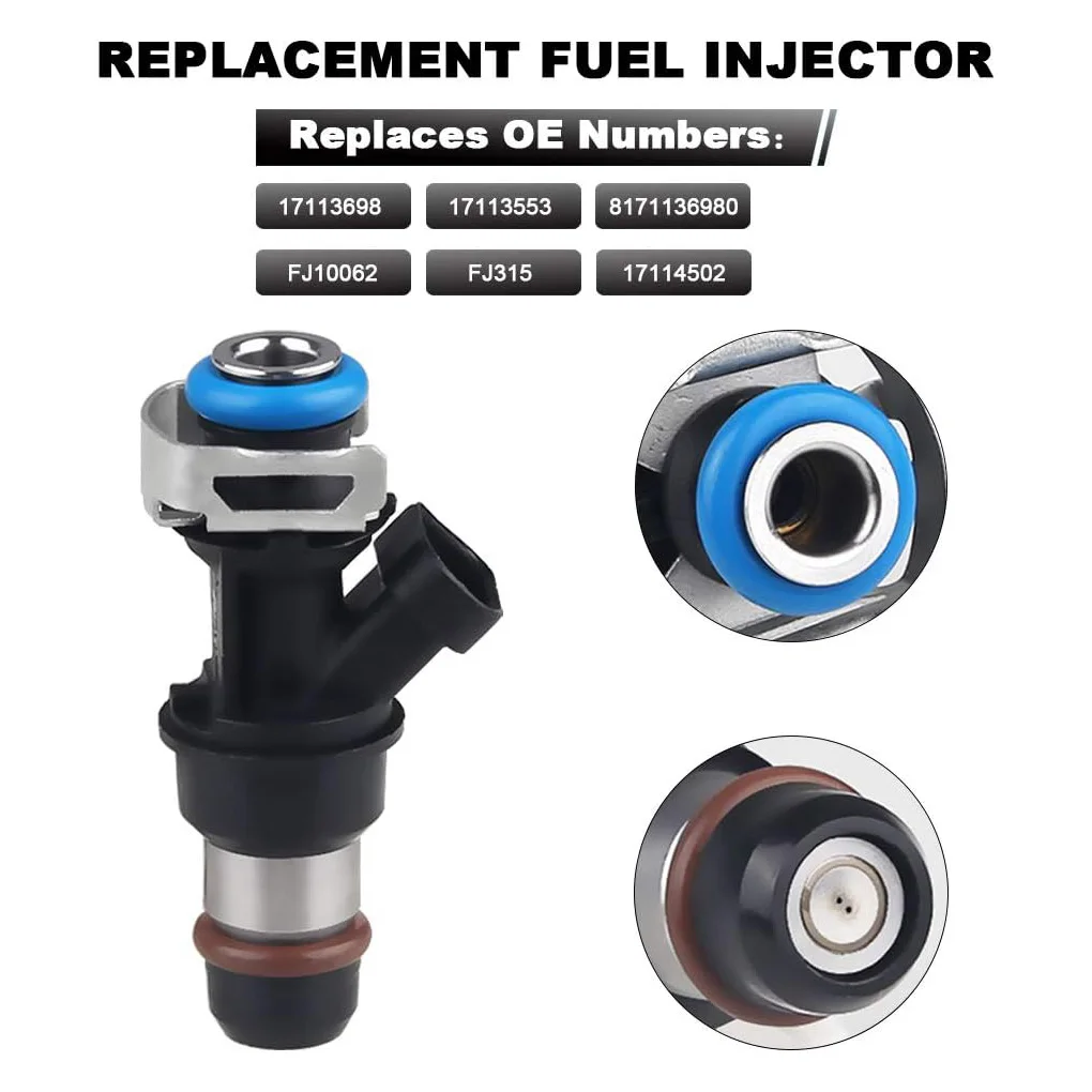 

8pcs Fuel Injectors 25320288 17113553 for Cadillac Escalade ESV EXT Chevy Yukon Savana Sierra 1500 2500 5.3L 6.0L