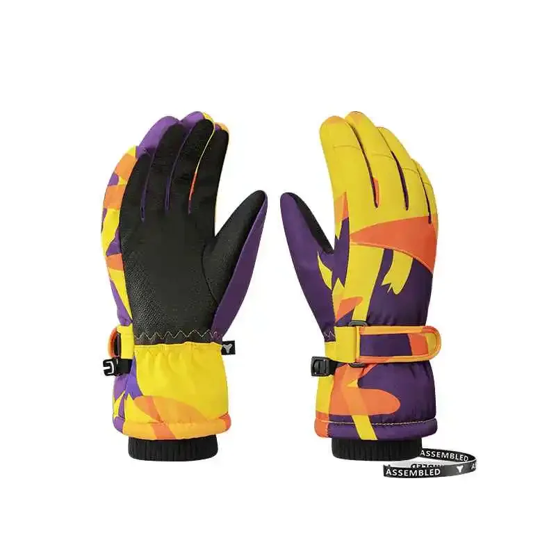 

Windproof Waterproof Thicken Keep Warm Winter Mittens 4-12 Years Boys Girls Ski Boys Girls SkiChildren Winter Warm Snowboard