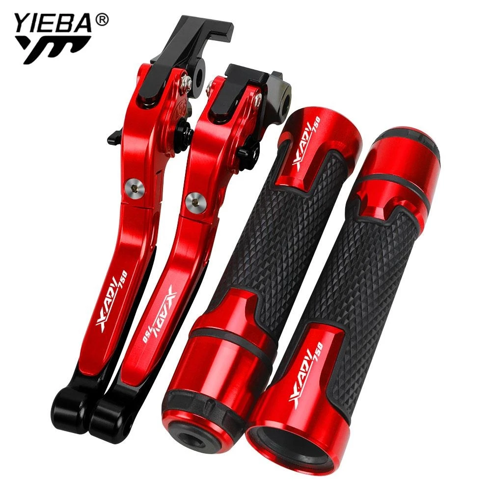 2023 2022 XADV750 دراجة نارية قابل للتعديل دواسة فرامل عتلات المقود ينتهي القبضات لهوندا X-ADV XADV 750 2017 2018 2019 2020 2021