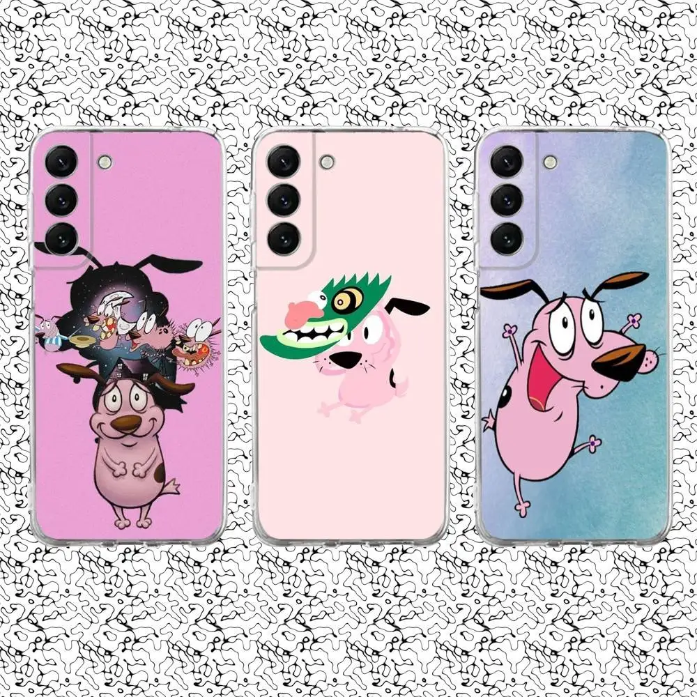 

Cute C-Courages Phone Case For Samsung S24,30,21,22,23,20 FE,lite,PIus,Ultra,5G,Note,9,10 Transparent Cover