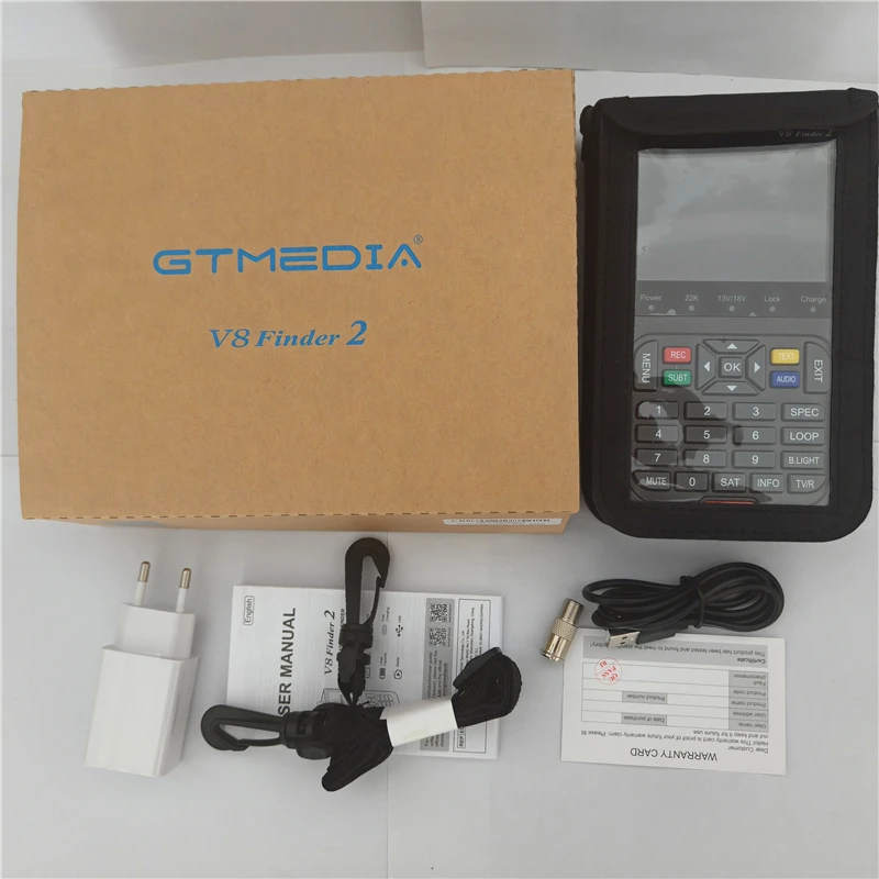 V8 Satellietvinder – Signaalmeter Met 3,5 Inch LCD-scherm – DVB-S2/S En S2X – Met 4000 MAh Batterij – Voor Thuis En Buitengebruik