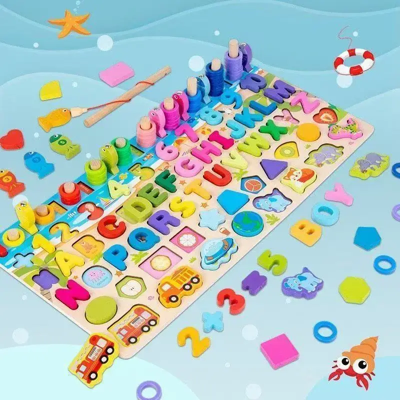 Digitaler Puzzle-Baustein für kleine Kinder Früherziehung Aufklärung profitieren intellektuelle Entwicklung 1-2-3-jähriger Bo