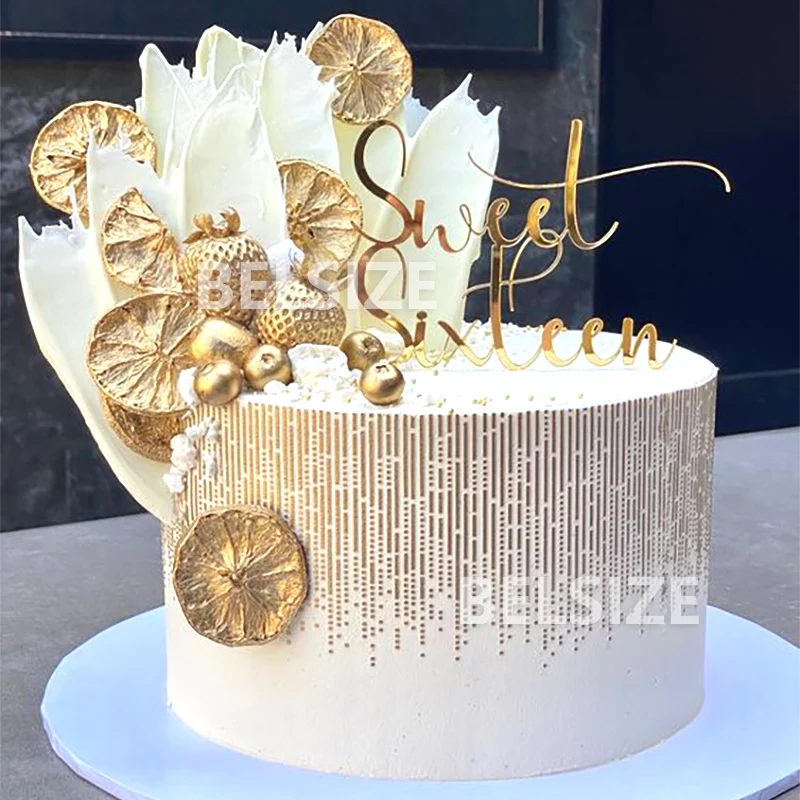 Cake Decorating Stencils Templates Floral Stencil Wedding Cake Lace Boder Fondant Mesh Stencil Spray Flora Molds Pastry Tools