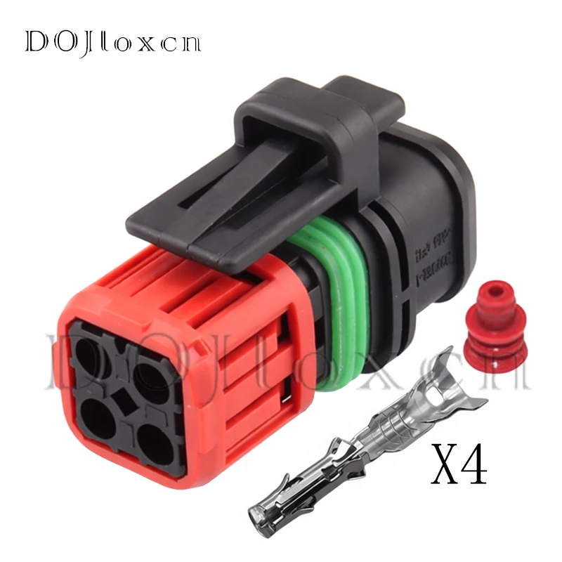 

1/5/10/20/50 комплектов, 4-контактный 1337352-1, разъем датчика кислорода, разъем датчика карты для двигателя экскаватора грузовика Volvo