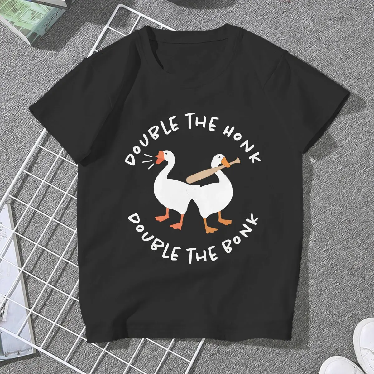 Women Two Player Untitled Goose Game T Shirt Untitled Goose Game Clothing Leisure Short Sleeve O Neck Tee Shirt