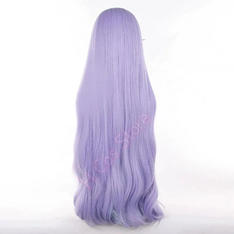 Neues Spiel Wuthering Waves Cantarella Cosplay Perücke Mädchen Lolita Lila Langes Lockiges Haar Hitzebeständige Synthetische Perücken Halloween Prop