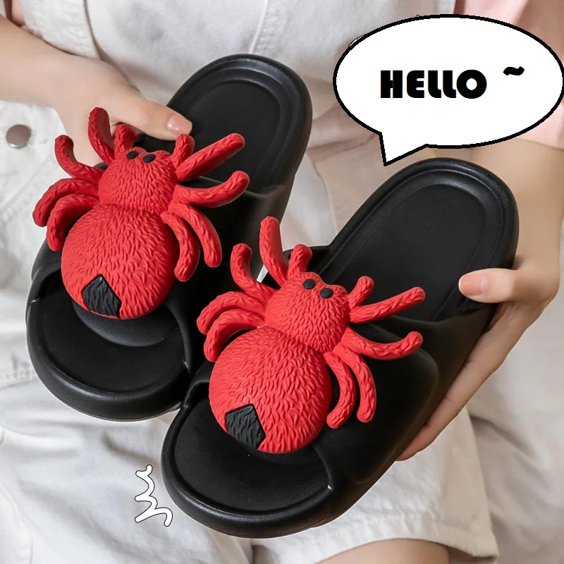 Summer odorless home slides bath shoes woman light EVA slippers funny indoor flip flops New novelty animal slippers for women