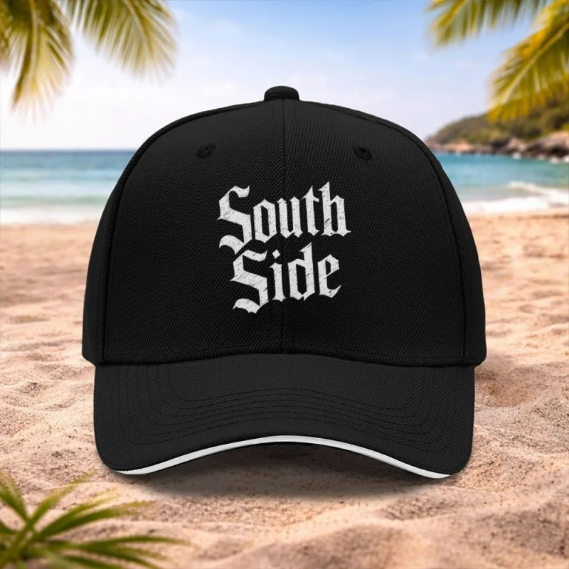 South Side Adjustable Baseball Cap for Men & Women – Lightweight Unisex Hat, Machine Washable, for Running Fitness Gym