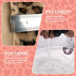 Leopard and Vintage Tiger Artificial Skin Fabric, 25x45cm, Handmade Crafts, DIY Clothing Bag, Hair Accessories, Quilting Materials 6 Main Sales Bag Screen - №5