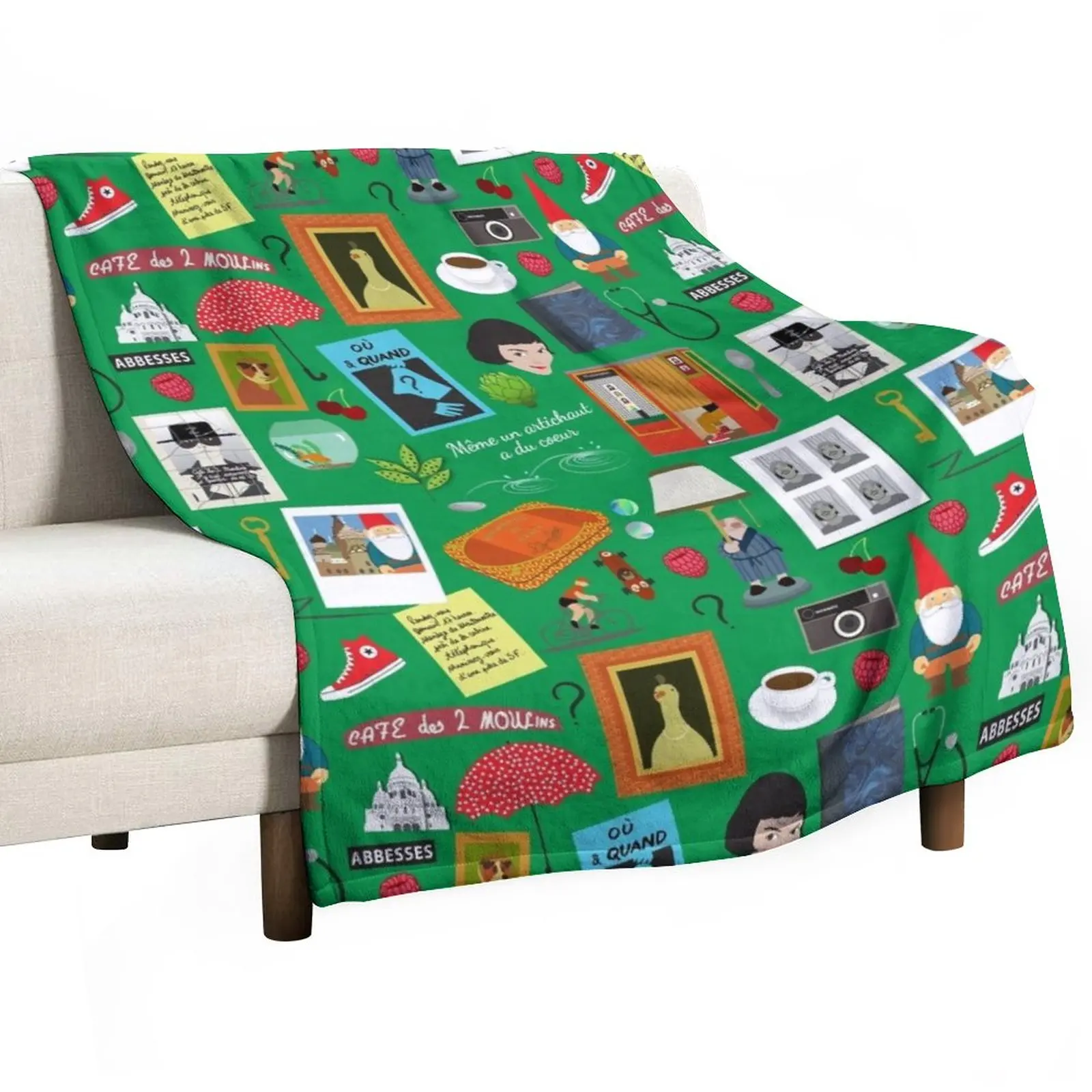 

Amelie Throw Blanket sofa bed Polar blanket Furry Blankets