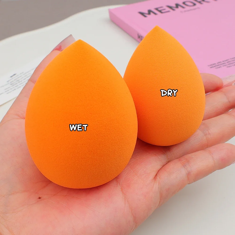 50PCS Multicolor Waterdrop Shape Makeup Sponge Professional Soft Foundation Loose Powder Cosmetic Puff Women Makeup Accessories