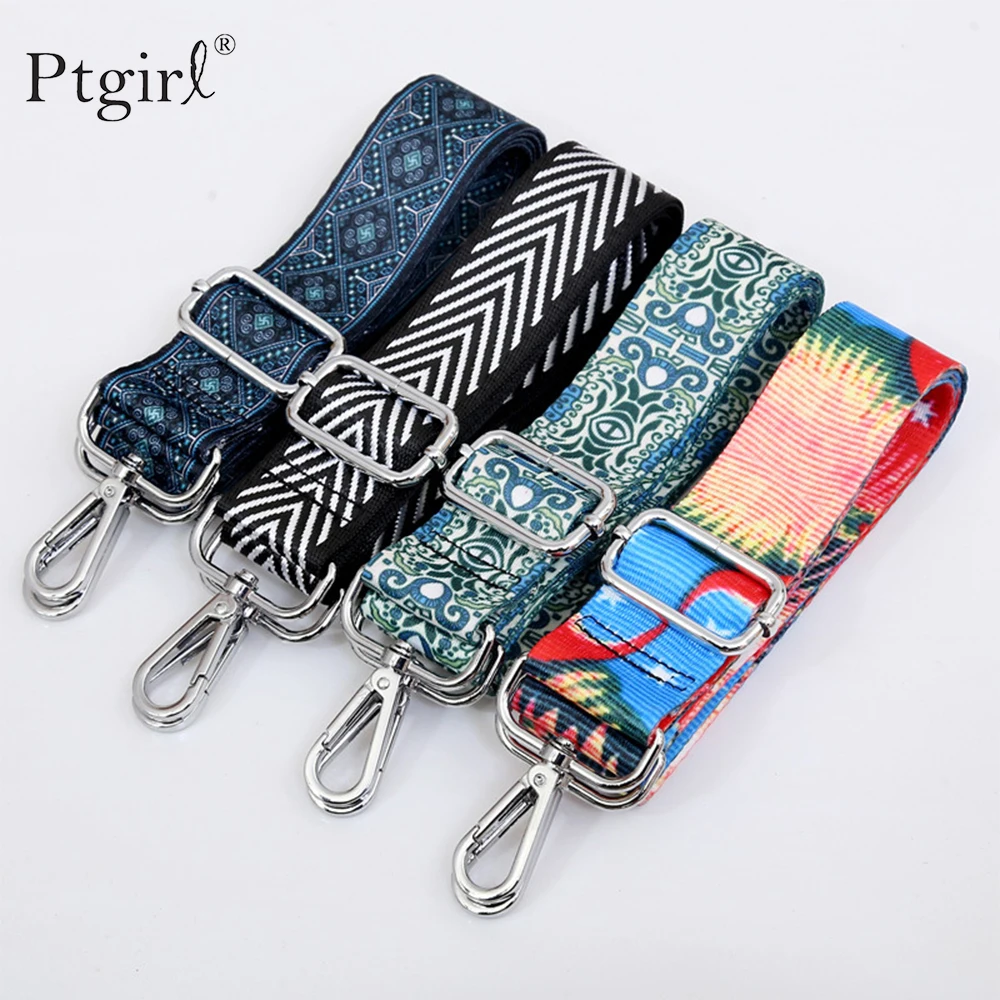 Nylon Colored Belt Bags Strap Accessories for Women 2024 Fashion Adjustable Shoulder Handbag Strap Accessories 2020 New Straps