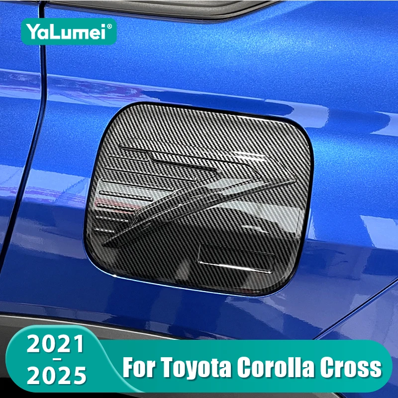 

For Toyota Corolla Cross XG10 2021 2022 2023 2024 2025 Hybrid Car Fuel Tank Decoration Cover Oil Cap Sticker Accessories