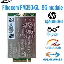 fibocom FM350-GL Intel 5G Solution 5000 Moudle M2 supports 5G NR For HpSpectre x360 7940hs 830 G8 845G8 14 Convertible  FM350