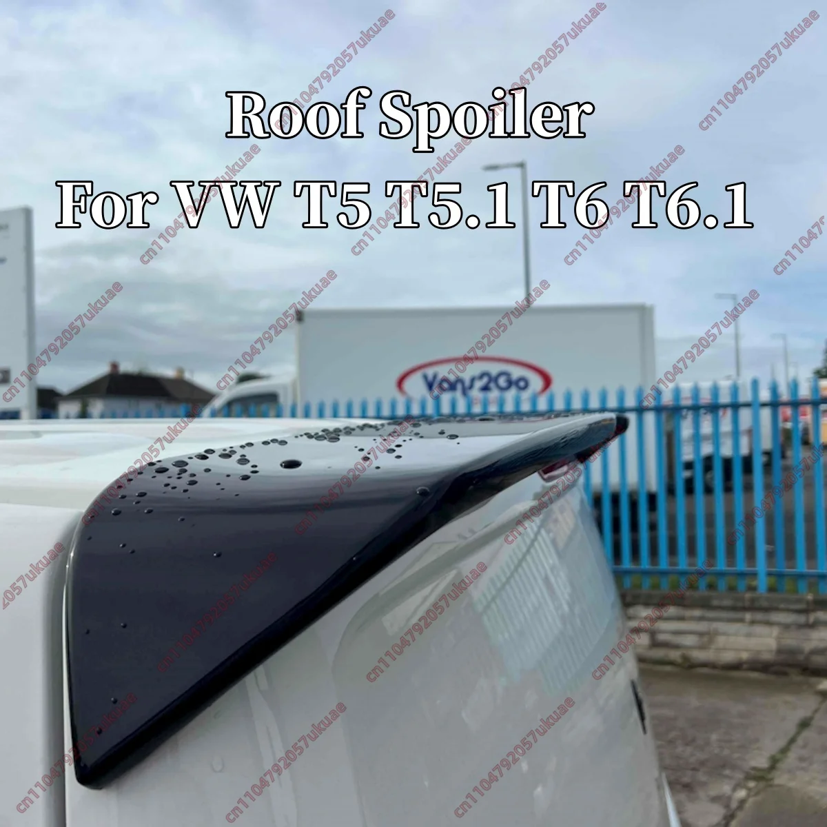 

Глянцевый черный задний спойлер на крышу для Volkswagen Transporter T5 T5.1 T6 T6.1 Double Door Barn Twin 2003-2024, накладка на крыло, элемент обвеса