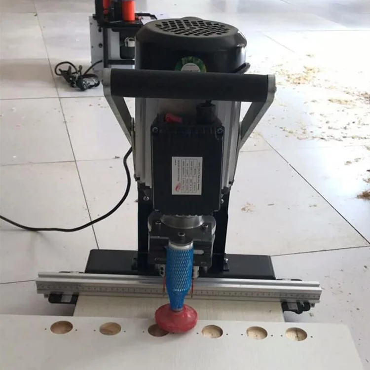 Woodworking cabinet hole hinge drilling machine Small Portable Manual Hinge Boring Drilling Milling Machine