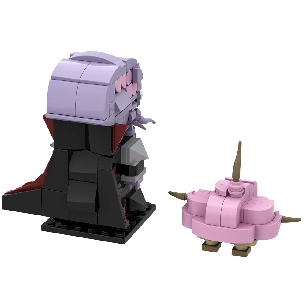 MOC Mind Flayer – ensemble de blocs de construction, jeu d'aventure, illithids d'horreur, figurine d'action, poulpe, monstre, jouet en brique pour adulte