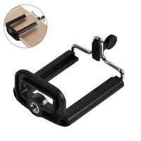 Black Clip For Phone Holder Tripod Stand With 1/4 Inch Nut Screw Hole Selfie Stick Phone Clamp Accessories