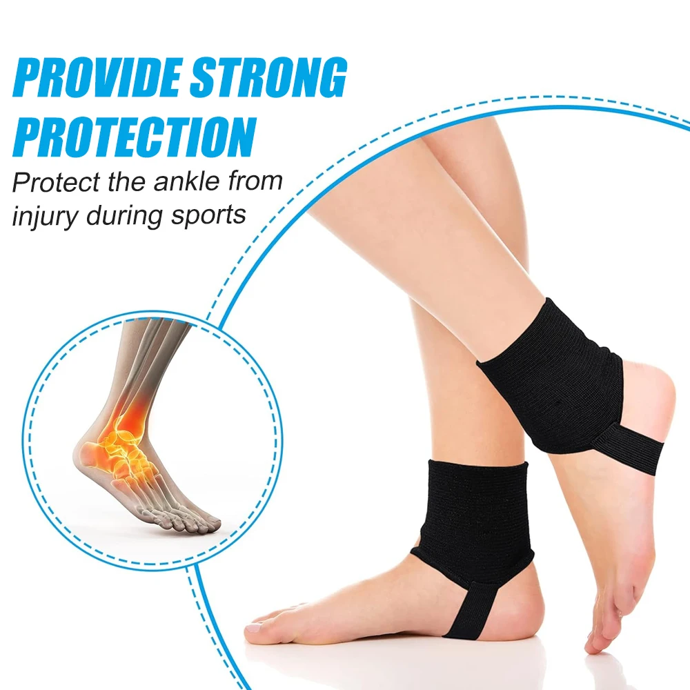 1 Pair Ankle Guard Protectors Soccer Ankle Support Pad for Soccer Football Volleyballs Double Side Ankle Protections Pad Unisex