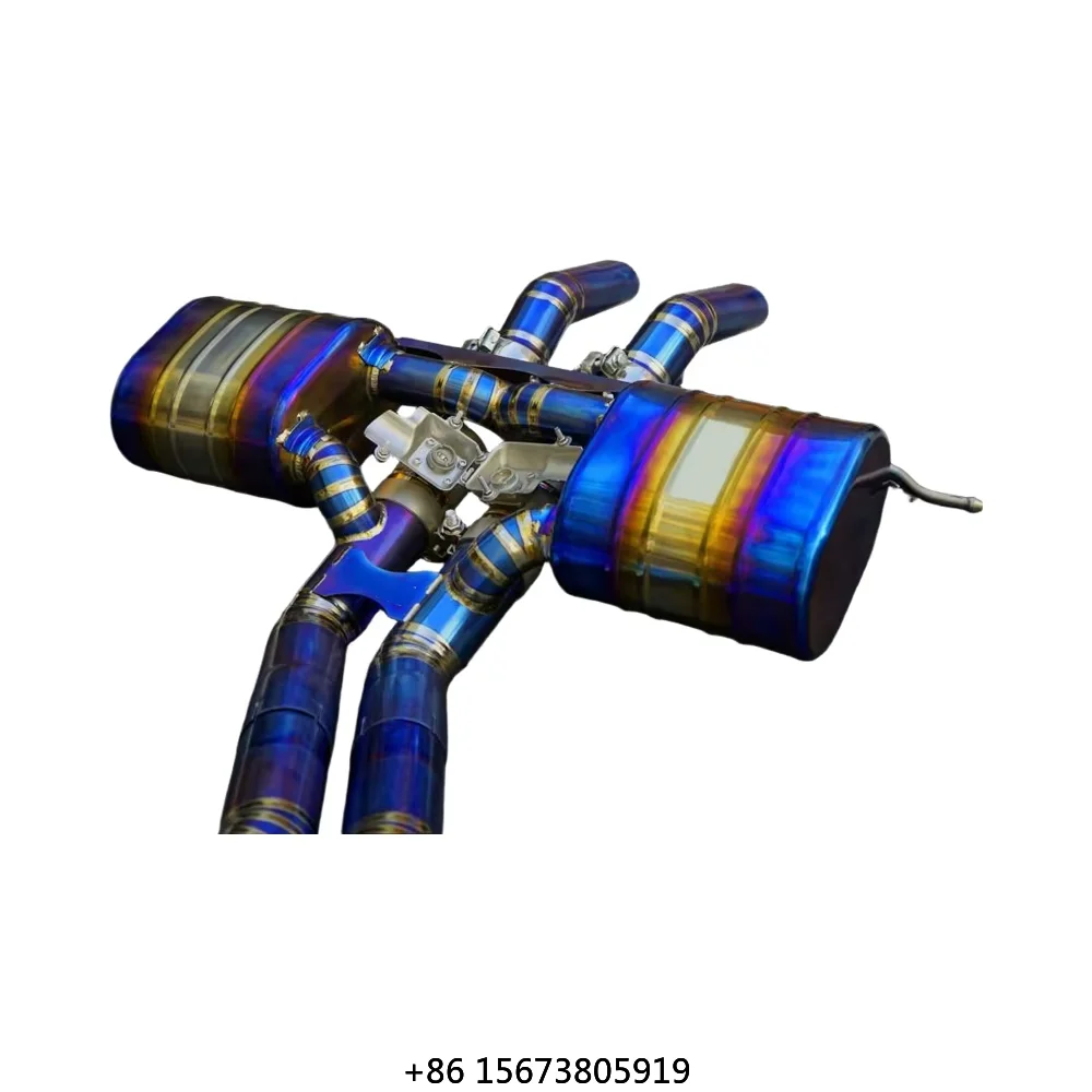 

Racing Car Exhaust Catback for URUS 4.0 Titanium Pipes OEM Valve MufflerCustomed