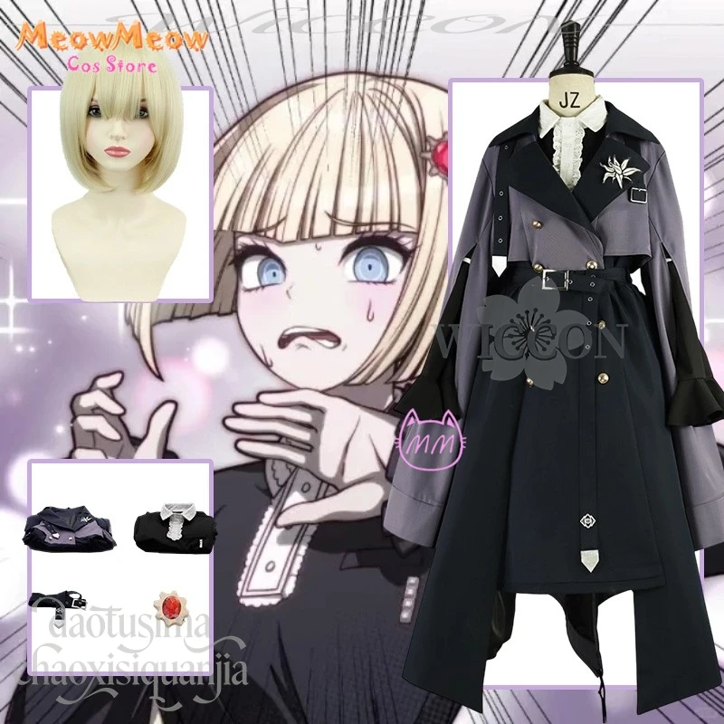 クリスマスアニメゲームザ・ハンドレッドコスプレ大塚久羅コスチューム英国風ショートコートドレスjk制服ロリータmeowmeow-cos