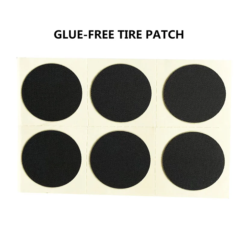 Bicycle Glue-Free Tire Patch Repair Kit Quick Drying Tyre Tube Glueless Repair Tool Riding Equipment Accessories Tire Patch