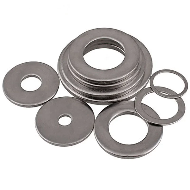 Best1 20pcs M10 Ultra-thin stainless steel washers flats washer gasket flat pad thickness 0.1mm-1mm 12mm-20mm Outer diameter