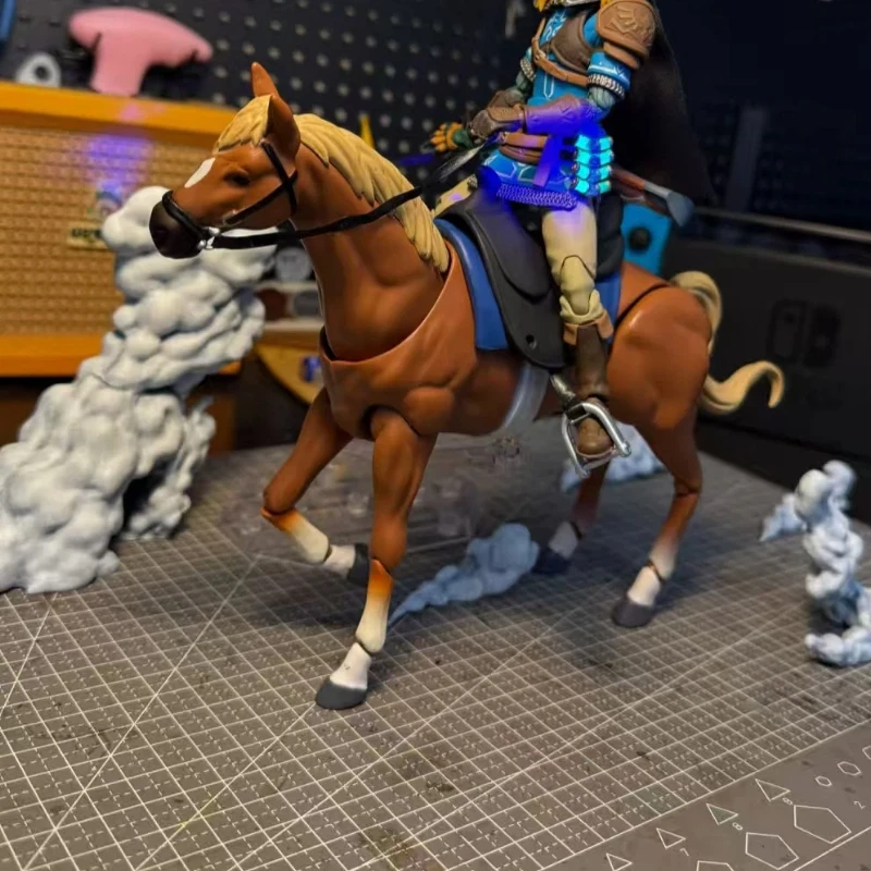 ม้าฟิกเกอร์สร้างสรรค์ใหม่ ขนาด 1/12 ของเล่นม้าขยับได้ สำหรับสะสม ฟิกม่า โมเดลตุ๊กตา ของเล่นเด็ก ของขวัญวันเกิด