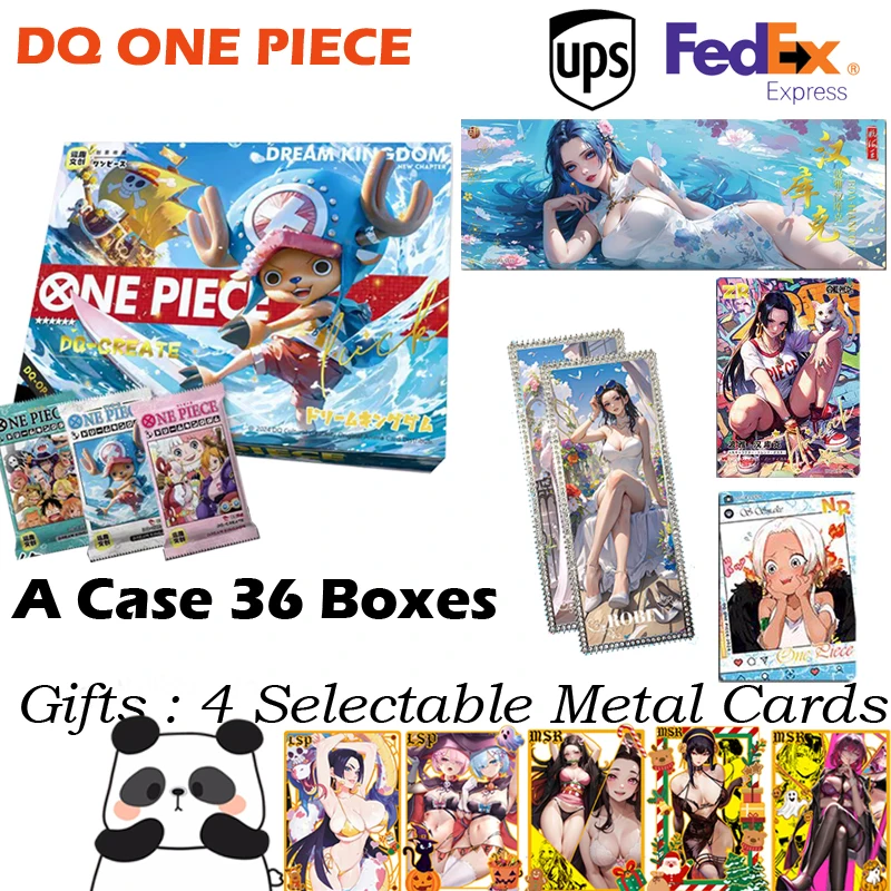 New DQ One Piece Wave 3 Collection Card Hobby Anime CCG Card Nami Luffy Sanji Doujin Boostet Box Kids Toy Gifts