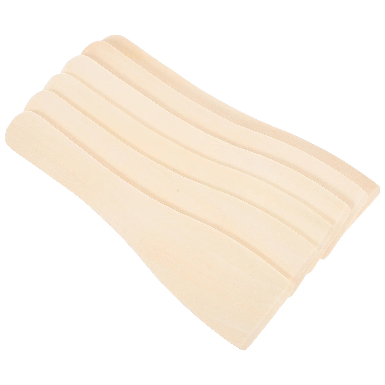

6Pcs Solid Wood Cooking Spatula Natural Wooden Turner Non Scratch Non Stick Kitchen Tools Wooden Spatula for Cooking