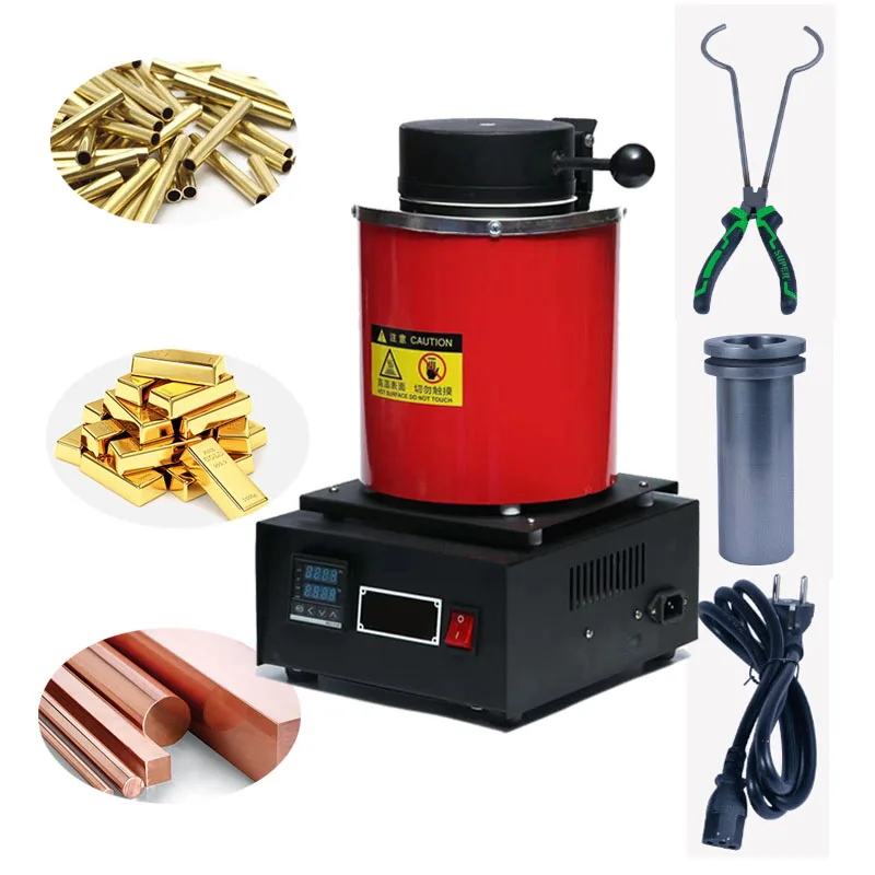 small electric steel copper gold smelting furnace aluminum smelter furnace