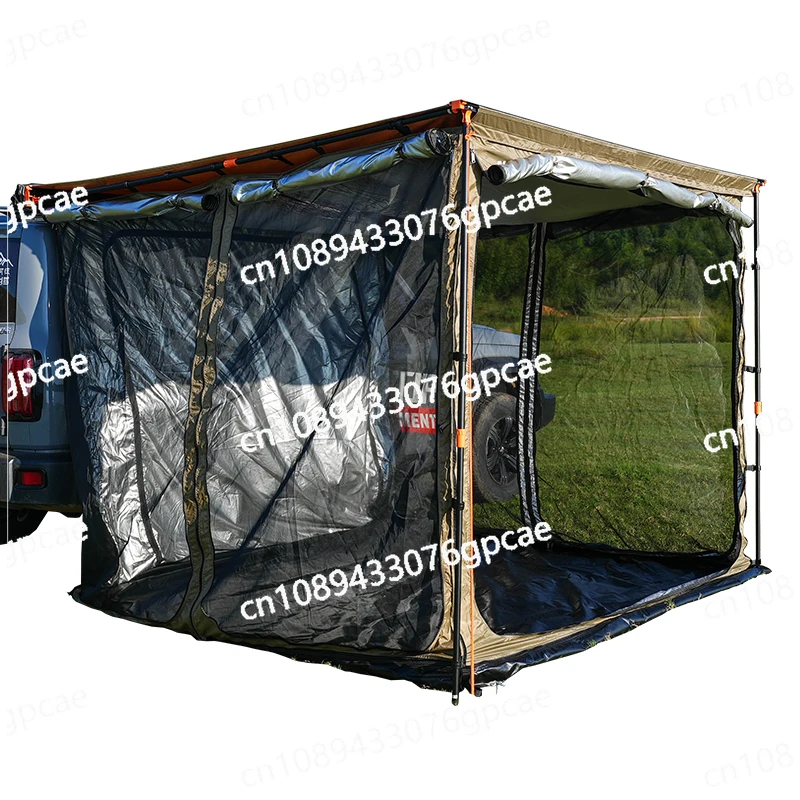 Outdoor Car Side Tent Folding Canopy Side Tent Camping Cloth House Awning Sun Protection Rain