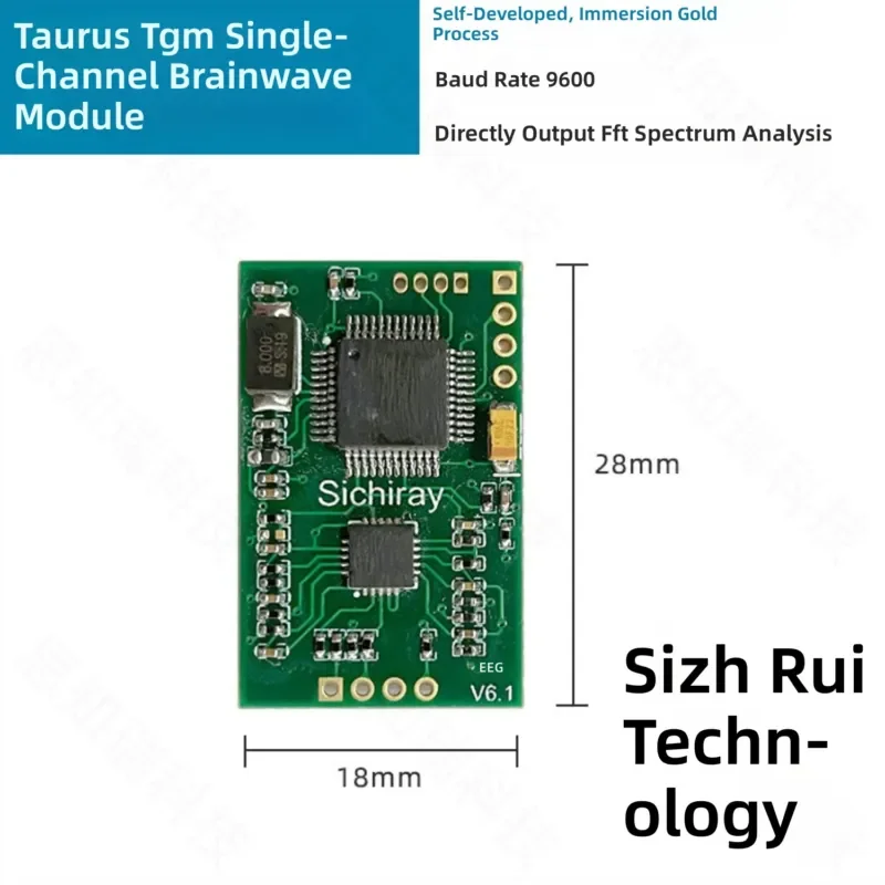 For Taurus TGAM Brain Wave Sensor Module EEG Signal Acquisition Development Kit
