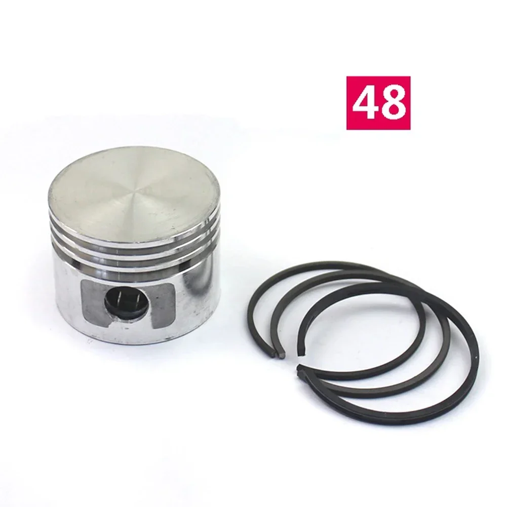 Air Compressor Piston+piston Rings Set 42/47/48/51/65mm Cylinder Replacement Air Pump Accessories Pneumatic Parts Home