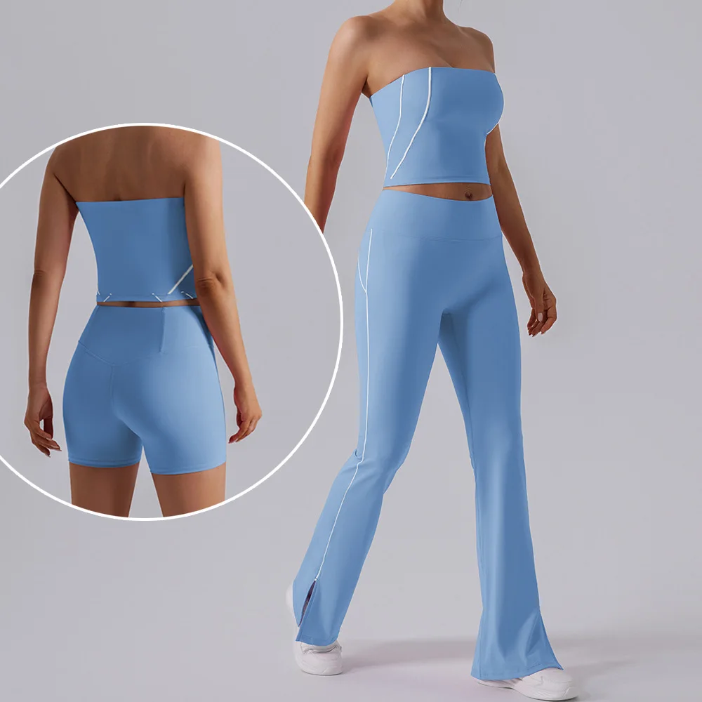 

Women's tracksuit Fitness Yoga Sets 2 Pcs Sportswear Workout Sports Vest High Waist Leggings Gym Clothing Seamless Sports Suits