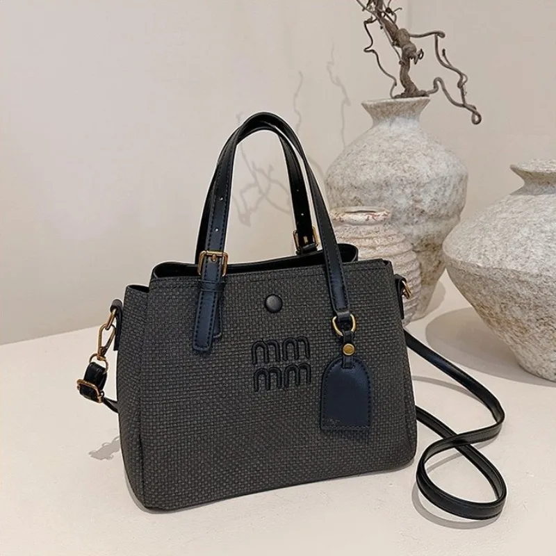 

Stylish JK Bag Crossbody Bag Retro Printing Presbyopic Shopping Bag One Shoulder Underarm Casual Daily Use Attractive Durable